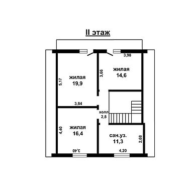 Современный жилой дом - 390128, план 2