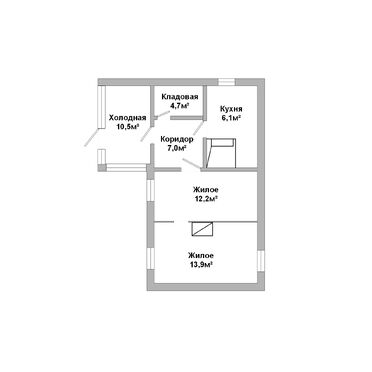 Жилой дом - 350412, план 1