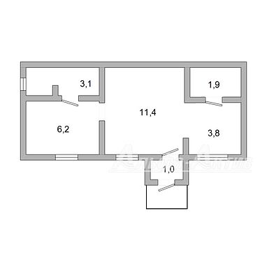 Садовый домик - 620191, план 1
