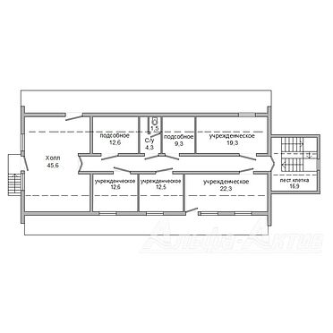 Административно-хозяйственное здание - 810018, план 2