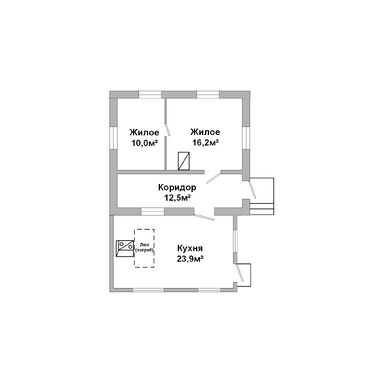 Жилой дом в Брестском районе 350484, план 1