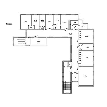 Административное здание - 990308, план 4