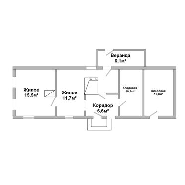 Жилой дом Жабинковский район 350298, план 1