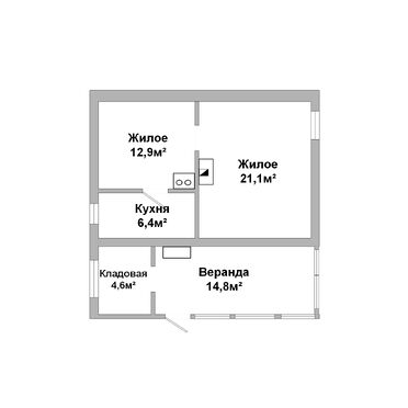 Дом, Дубица дер.- 350291, план 1