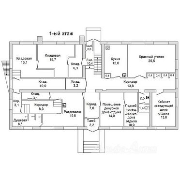 Административно-хозяйственное здание - 810012, план 1