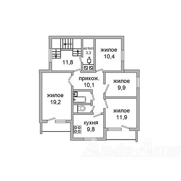 Квартира в доме - 331101, план 2