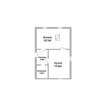 Жилой дом деревня Рожковка 350481, план 1