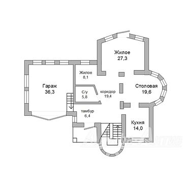 Элитный дом - 340034, план 1