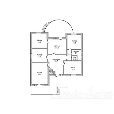 Современный жилой дом - 330174, план 1