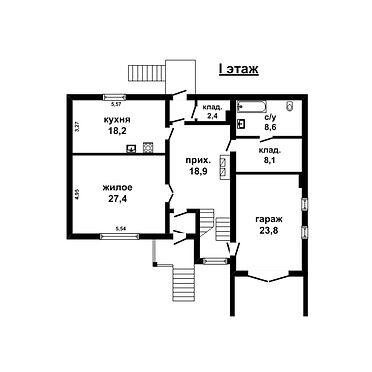 Жилой дом - 340512, план 1