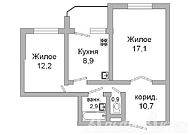 Двухкомнатная квартира, 700-летия Кобрина ул. - 210617, мини фото 1