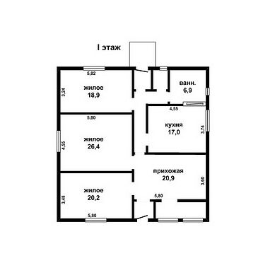 Жилой дом - 331450, план 1