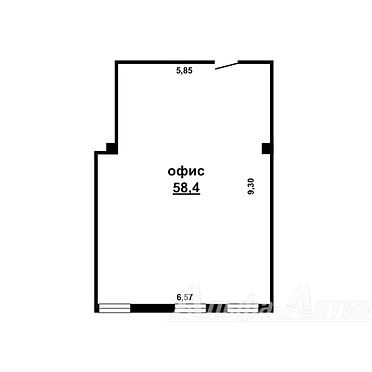 Административное помещение в собственность - 970083, план 1