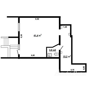 Административное помещение - 960209, план 1