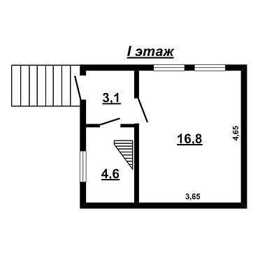 Садовый домик - 650343, план 1