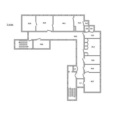 Административное здание - 990308, план 3