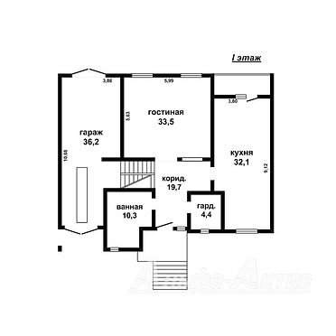Жилой дом - 350301, план 1