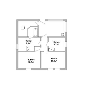 Жилой дом - 350380, план 1