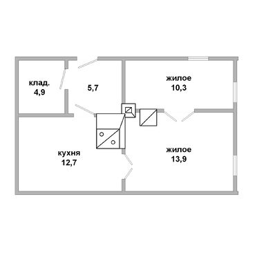 Дом Брестский р-н, Приборово д. - 350226, план 1