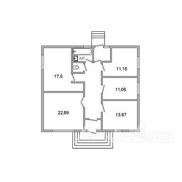 Садовый дом жилого типа - 600224, план 1