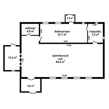 Административное здание - 910458, план 1